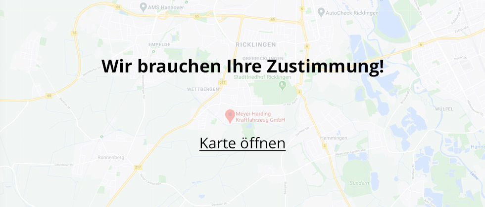 © Google Maps Anfahrtsskizze zur Meyer-Harding Kfz GmbH