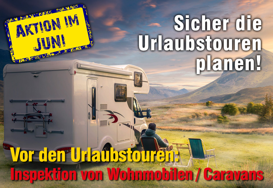Urlaubsreise mit dem Wohnmobil planen